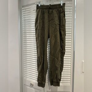 Olive Cargo joggers